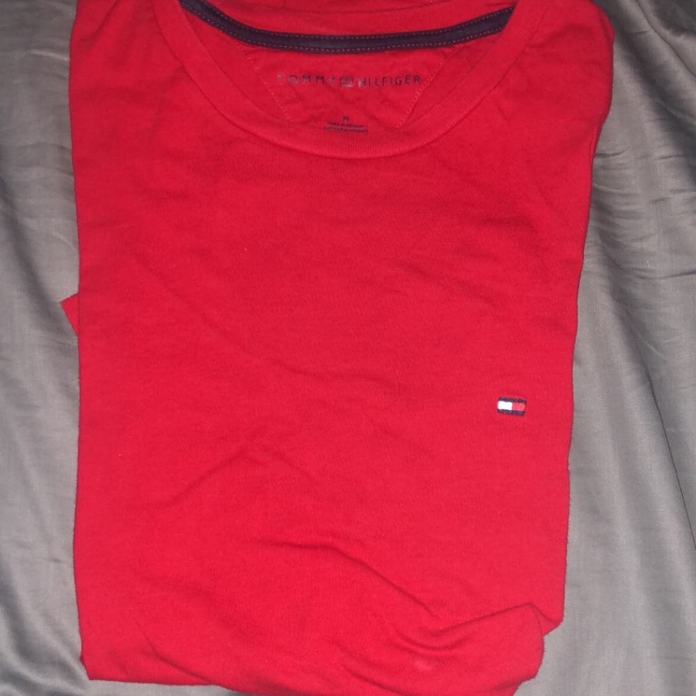 Red Tommy Hilfiger Shirt